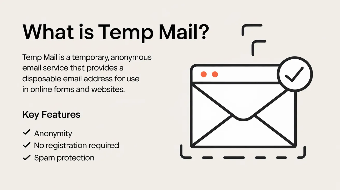 Temp mail services generate a temporary email address for users