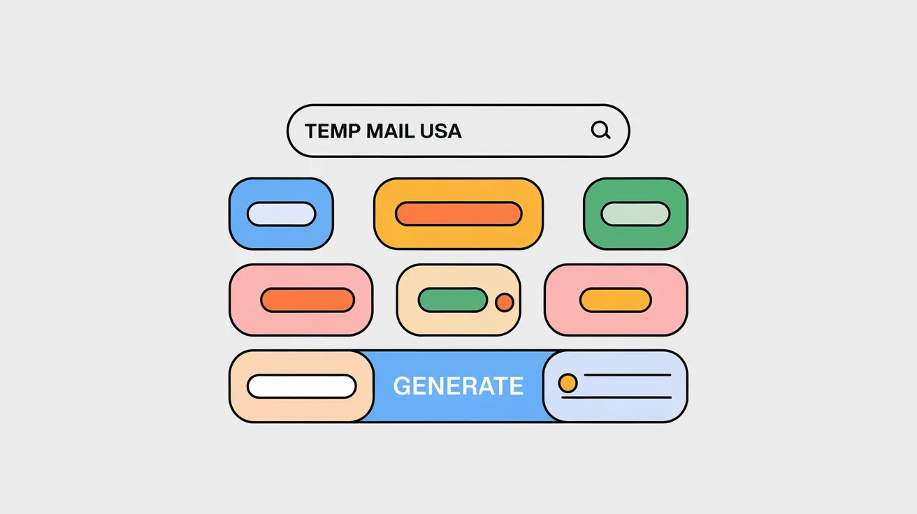 User -friendly interface of a disposable email address generator showcasing features for creating temporary email addresses quickly and securely.